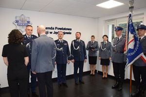 uroczystość powołania na stanowisko Komendanta Powiatowego Policji w Jędrzejowie